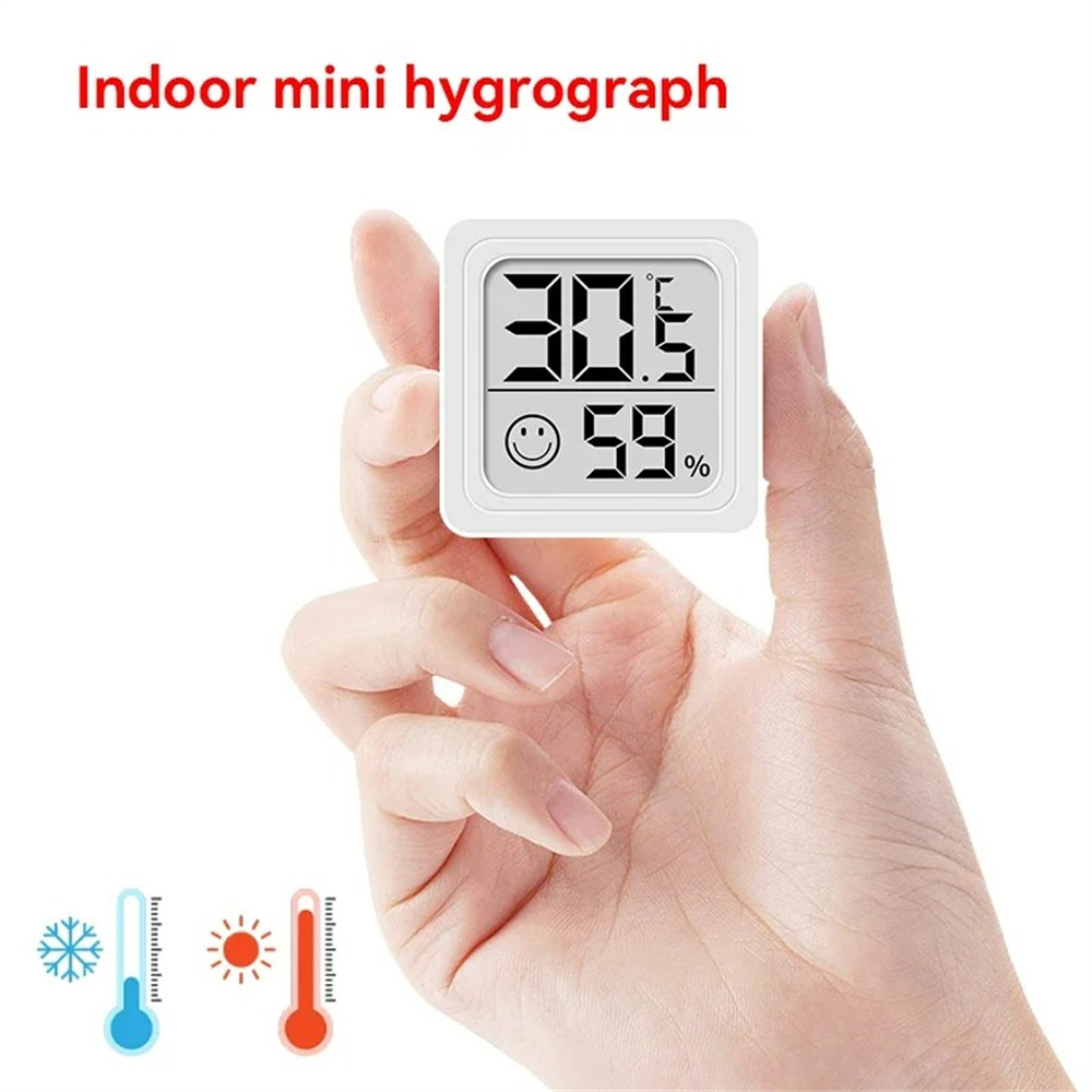 Digital Hygrometer Probe - ポータブル液晶デジタル温度計湿度計卓上時計室内湿度計センサーゲージ自動監視気象観測所