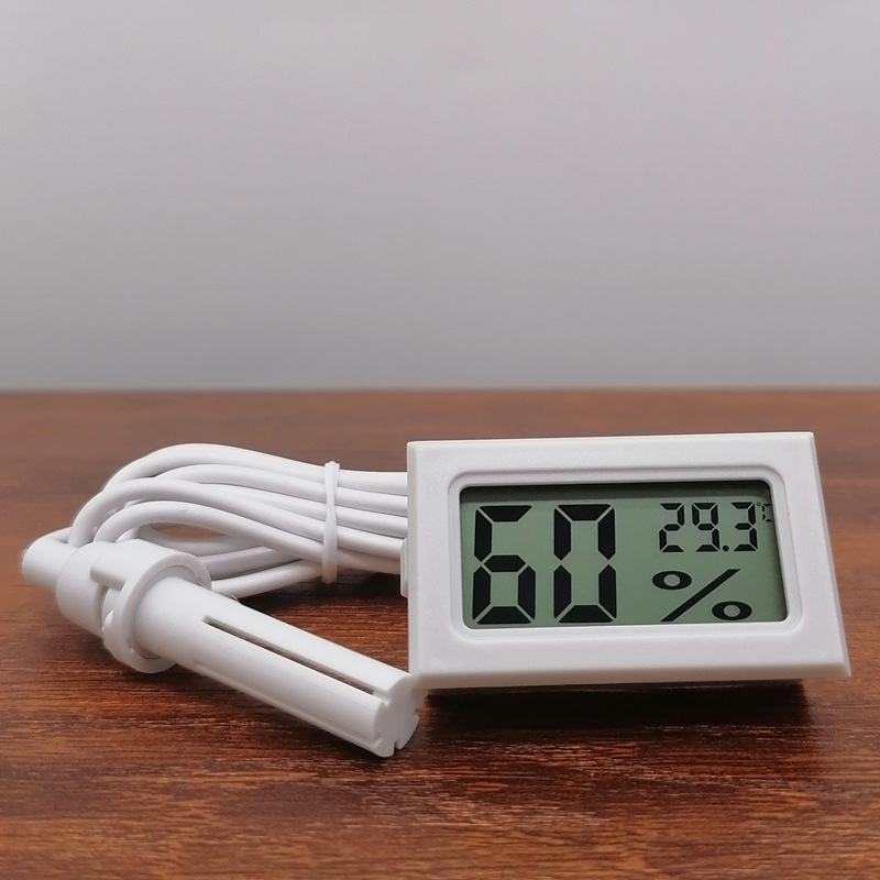 Digital Hygrometer Probe - 10個入り埋め込み型温度湿度計FY-12電子湿度計デジタル温度湿度計プローブ付き