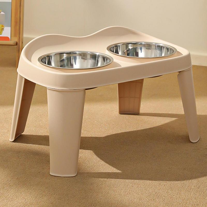 二重ステンレス鋼の高架式犬用餌箱,折りたたみ式スタンド,小, - Royal Canin Food Medium のレビューと価格