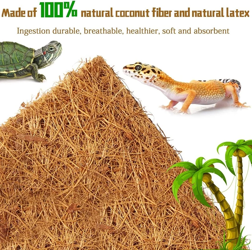 爬虫類カーペット天然ココナッツ繊維ココナッツ繊維マットペット - Substrate Coconut Fiber のレビューと価格