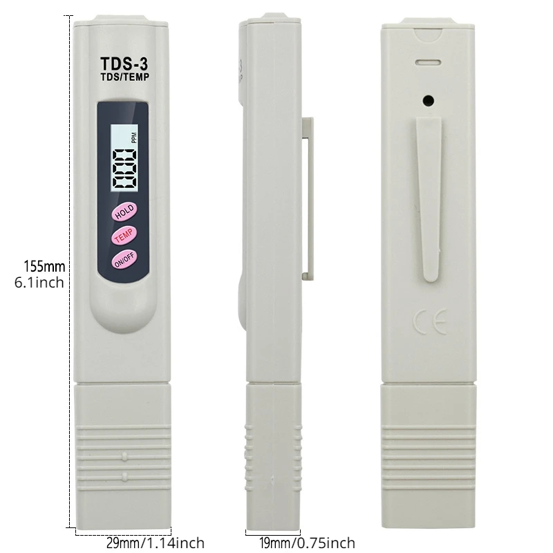 1/3 個ポータブル LCD デジタル TDS 水質テスター - Aquael Filter Fzn のレビューと価格