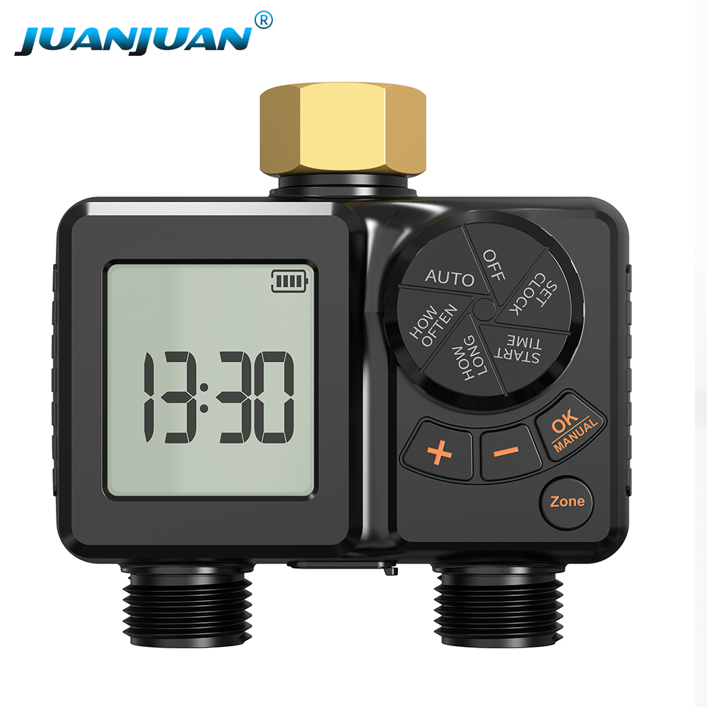 デュアルアウトレット自動スマート灌漑システム水タイマー散水蛇 - Timer Dual Outlet のレビューと価格