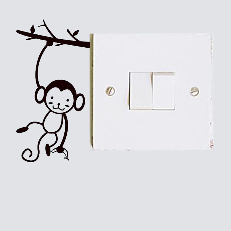 木の枝にぶら下がっている黒いウォールステッカー,かわいい,家 - Pvc Panel Background のレビューと価格