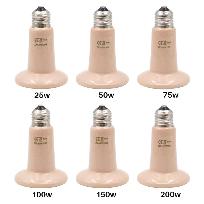 5個入りペット用ヒートランプ 220V 赤外線セラミックエミ - Ceramic Heat Emitter のレビューと価格